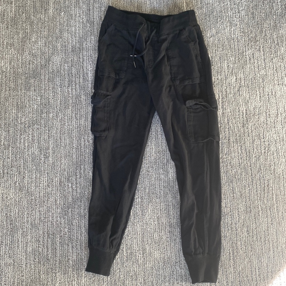 Black cargo pants